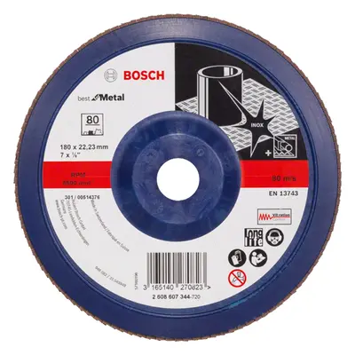 Brusný lamelový kotouč Bosch Best for Metal X571 180 mm 80 2608607344