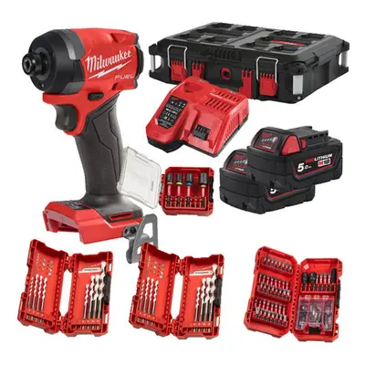 Aku rázový utahovák Milwaukee M18 FID3100P-502P COMBO KIT IN2