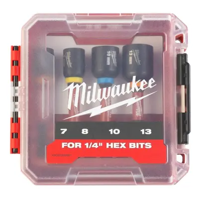 Sada nástrčných klíčů Milwaukee SHOCKWAVE 4 ks 4932492445