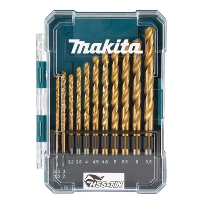 Sada vrtáků do kovu Makita HSS-TiN 13 ks D-72855