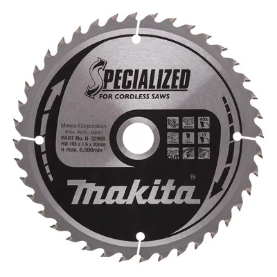 Pilový kotouč Makita Specialized 165 mm 40T B-32960