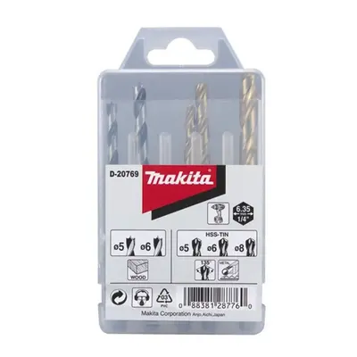 Sada vrtáků Makita 5 ks D-20769