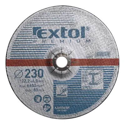 EXTOL PREMIUM 8808709 - kotouč brusný na ocel, 230x6,0x22,2mm