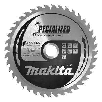 Řezný kotouč Makita 165 mm 40T E-12223