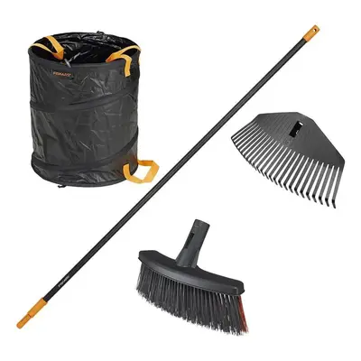 Sada nástrojů Solid pro úklid s košem Fiskars 8001010