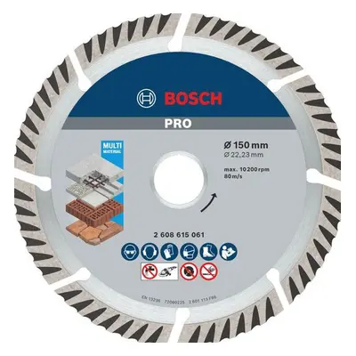 Diamantový dělicí kotouč Bosch PRO Multi Material 150 mm 1 ks 2608615061