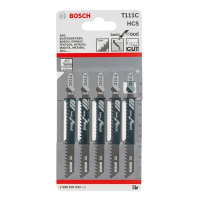 Pilový plátek Bosch Basic for Wood T111 C 5 ks 2608630033