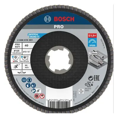 Brusný lamelový kotouč Bosch PRO X571 125 mm G40 1 ks 2608619201