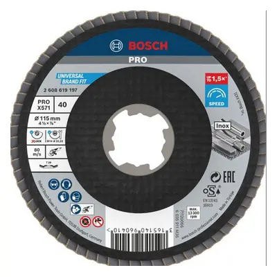 Brusný lamelový kotouč Bosch PRO X571 115 mm G40 1 ks 2608619197