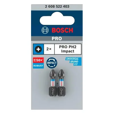 Šroubovací bit Bosch PRO Impact Control 25 mm PH2 2 ks 2608522403