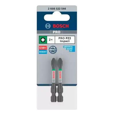 Šroubovací bit Bosch PRO Impact Control 55 mm PZ2 2 ks 2608522544