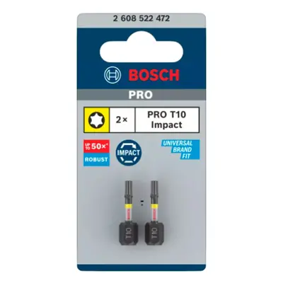 Šroubovací bit Bosch PRO Impact Control 25 mm T10 2 ks 2608522472