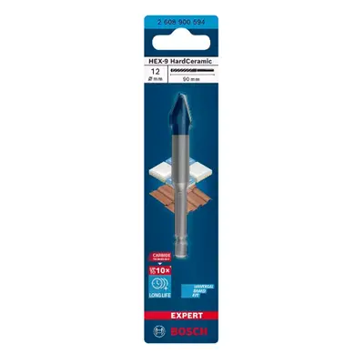 Vrták do dlažby Bosch EXPERT HEX-9 HardCeramic 12 x 90 mm 2608900594