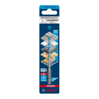 Vrták víceúčelový Bosch EXPERT HEX-9 MultiConstruction 4 x 45 x 90 mm 2608900570