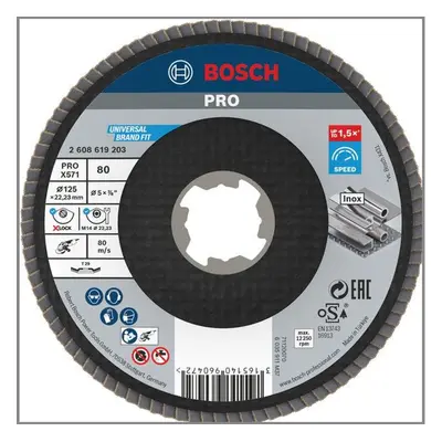 Brusný lamelový kotouč Bosch PRO X571 125 mm G80 1 ks 2608619203