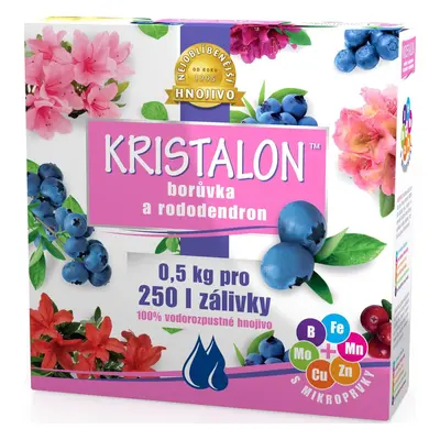 Hnojivo KRISTALON Borůvky a rododendrony 0,5 kg Agro 000504