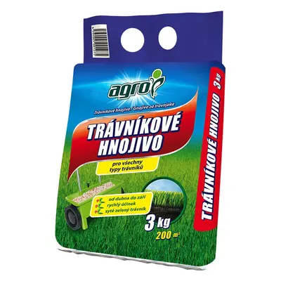 Trávníkové hnojivo Agro 3 kg 000362