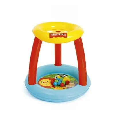 Nafukovací hrací centrum Bestway Fisher Price s míčky 89x89x84cm