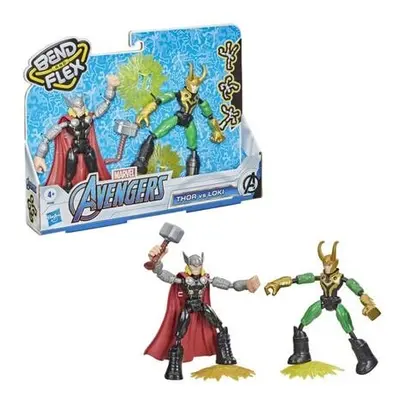 Hasbro AVENGERS BEND AND FLEX THOR VS LOKI