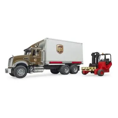 Bruder 2828 Logistický Mack Granite UPS s příslušenstvím