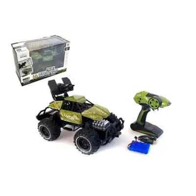 Auto RC vojenské 35 cm na baterie 2,4 GHz