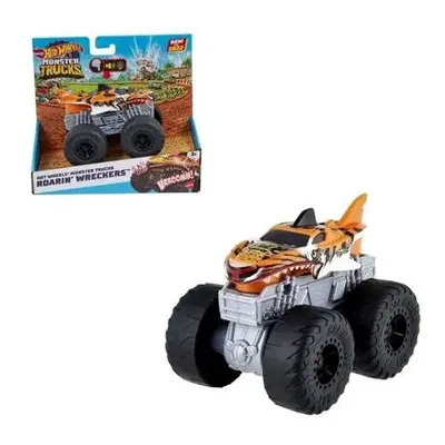 Hot Wheels Monster Trucks svítící a rámusící vrak varianta 4 Tiger Shark