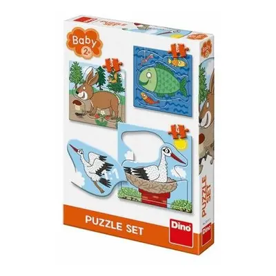 Zvířátka: Kde žijí 3-5 baby puzzle