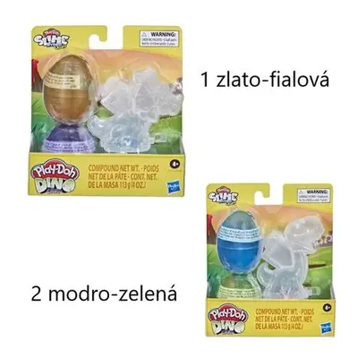 PLAY-DOH DINOSAUŘÍ VEJCE varianta 1 zlato-fialová