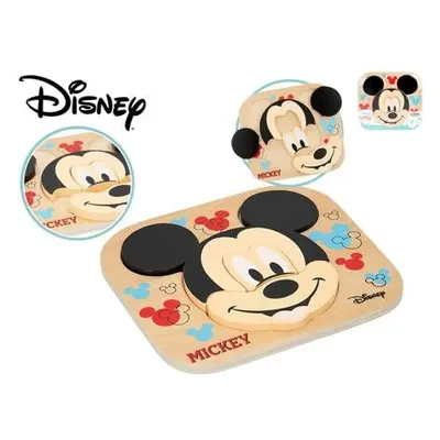 Mickey Mouse puzzle dřevěné