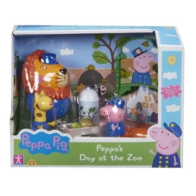 Prasátko Peppa sada ZOO - 3 figurky a doplňky