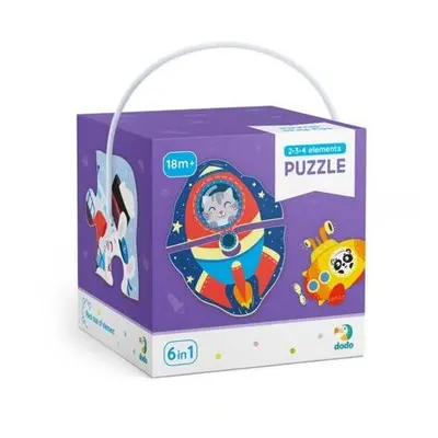 TM Toys Dodo Puzzle 2-3-4 dílků Transport