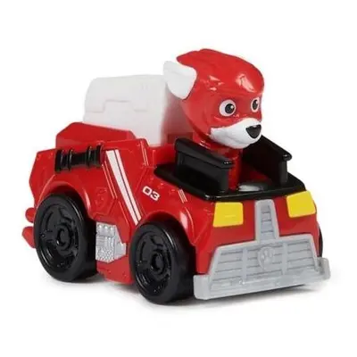 PAW PATROL FILM 2 MINI AUTÍČKA S FIGURKOU varianta 2-červené auto Marshall