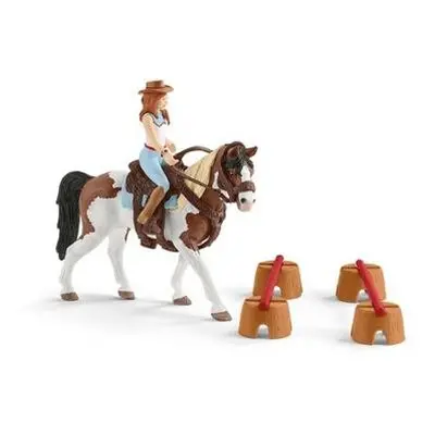 Schleich 42441 Hannah a jezdecká sada na western