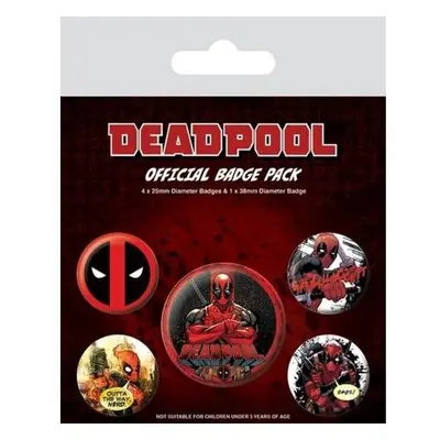 Set odznaků Deadpool