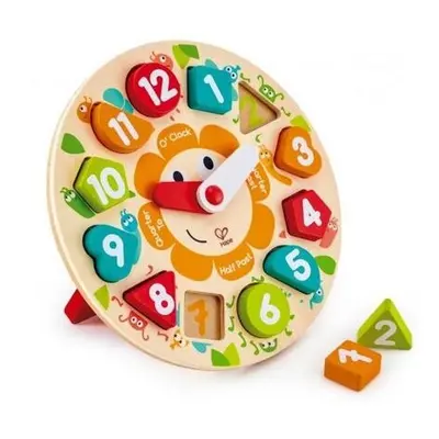 Hape Dětské puzzle hodiny