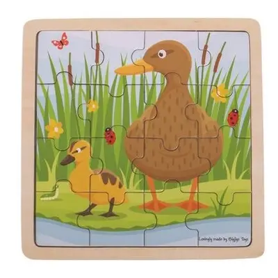 Bigjigs Toys puzzle - Kačenka s kačátkem