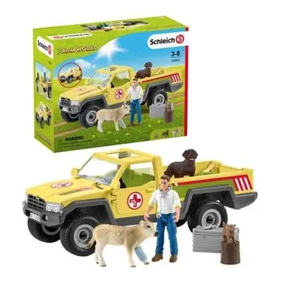 Schleich 42503 Záchranné terénní auto s veterinářem