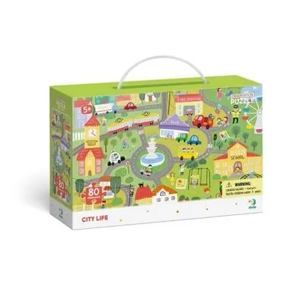 TM Toys Dodo Puzzle s hledáním obrázků Život v městě 80 dílků