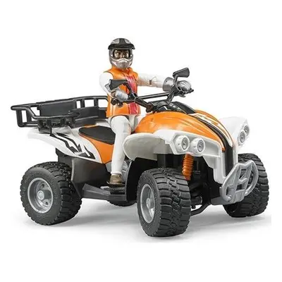 Bruder 63000 muž řidič a čtyřkolka QUAD