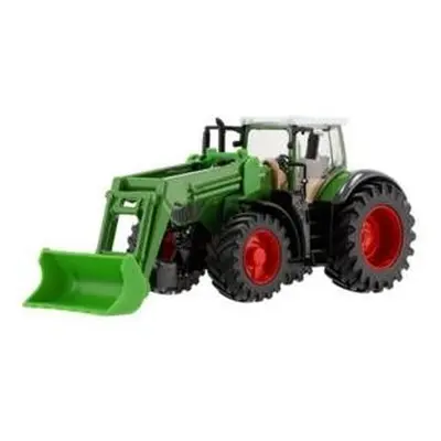 Traktor Bburago s nakladačem Fendt/New Holland/Massey Ferguson varianta 2. zelený