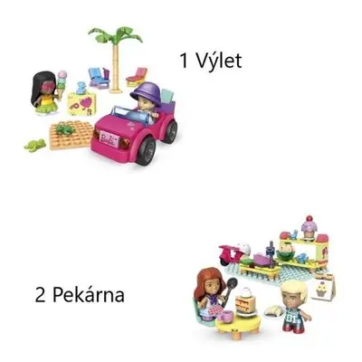 MEGA CONSTRUX BARBIE NEJLEPŠÍ KAMARÁDKY varianta 1 Výlet