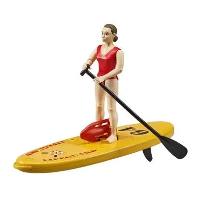 Bruder 62785 BWORLD Paddleboard s figurkou ženy