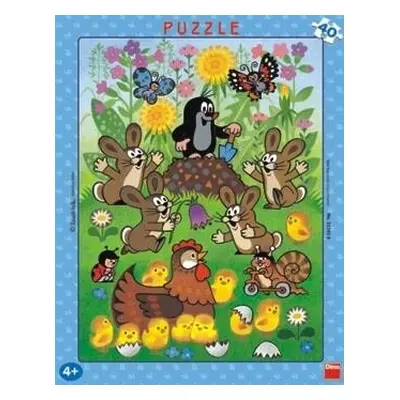 Puzzle Krtek a velikonoce, 40 dílků - Dino