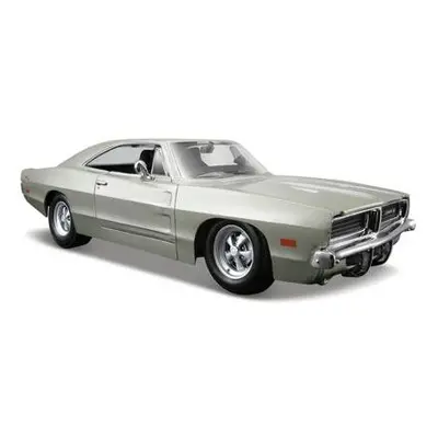 Maisto - 1969 Dodge Charger R/T, stříbrná, 1:25