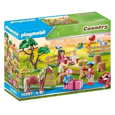 Playmobil 70997 Oslava narozenin na farmě s poníky