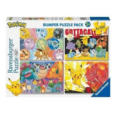 Ravensburger Pokémon puzzle 4x100 dílků