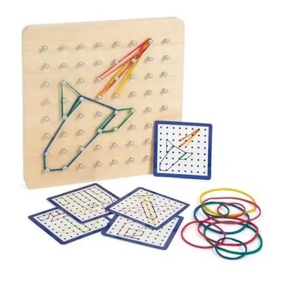 Small Foot Dřevěná deska Geoboard