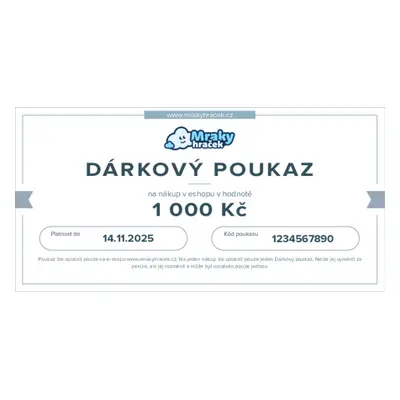 Dárkový poukaz 1000 Kč