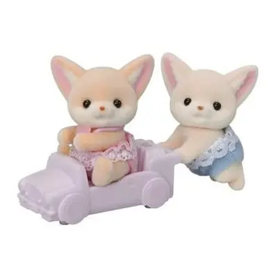 Sylvanian Families Dvojčata fenci s autíčkem