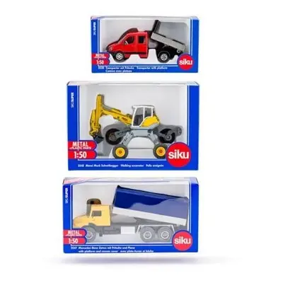 SIKU Super - set 3 stavebních strojů B, 1:50